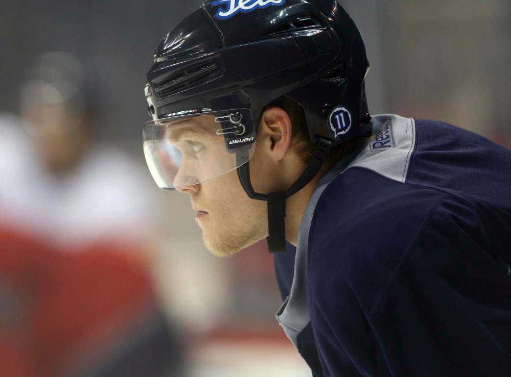 JOE BRYKSA / WINNIPEG FREE PRESS FILES
Winnipeg Jets Nikolaj Ehlers, 20, is the youngest player on the roster.