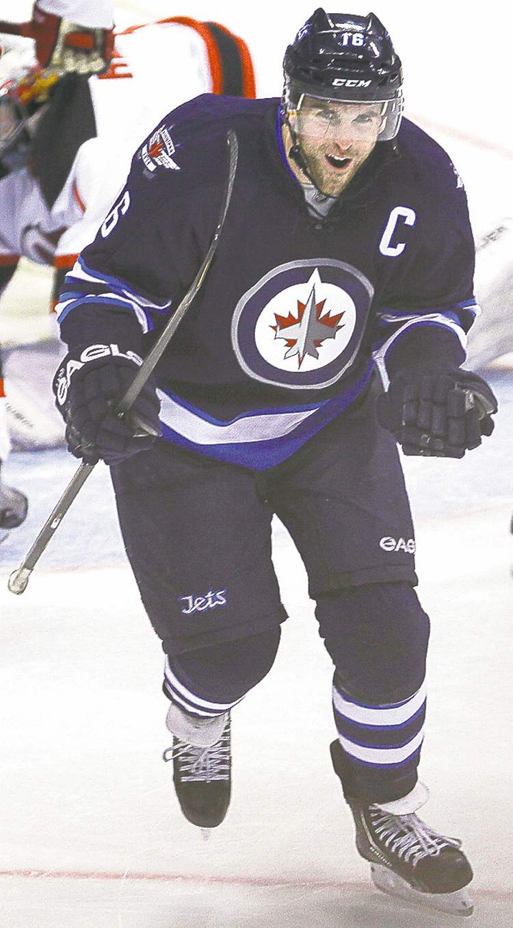 CP
Jets captain Andrew Ladd