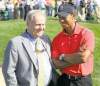 Tony Dejak / the associated press archives
Jack Nicklaus says he has no problem with the two-stroke penalty assessed to Tiger Woods  at the Masters earlier this month.