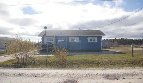 The house in Easterville where Shelly Lynn Chartier lives with her mother and other family members. It was from this house where Chartier pulled off an incredible scam on the rich and famous through