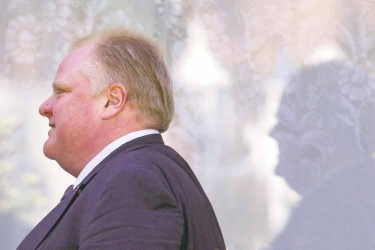 The Canadian Press
Published reports said a video appears to show Toronto Mayor Rob Ford smoking crack cocaine. Ford called the allegations ridiculous.