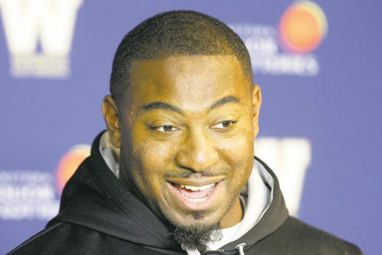Trevor Hagan / Winnipeg Free Press
Defensive lineman Bryant Turner said going 6-12 in 2012 was the wake-up call the Bombers needed to hit the gym hard in the off-season.