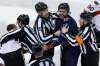 John Woods / The Canadian Press
Winnipeg Jets' Dustin Byfuglien (33) yells at a referee after a fight with Ottawa Senators' Jean-Gabriel Pageau (44) at the end of their NHL game in Winnipeg on Wednesday, March 30, 2016.