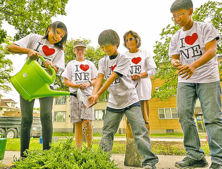 North End students dig butterfly garden Winnipeg Free Press