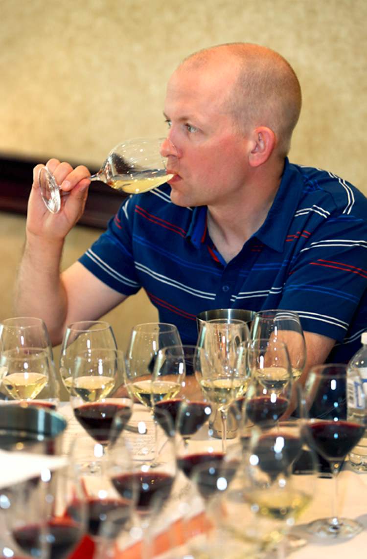 Jason Dziver
Winnipeg Free Press wine columnist Ben MacPhee-Sigurdson in action at WineAlign's National Wine Awards of Canada.