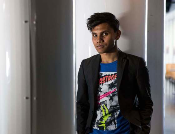 MIKE DEAL / WINNIPEG FREE PRESSHazim Ismail is an international student at the University of Winnipeg who is originally from Malaysia. He has a refugee protection hearing on April 5.