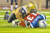 Paul Chiasson / The Canadian Press Archives  
Injured Blue Bombers defensive tackle Bryant Turner says his team needs him more than he needs time to heal. He will play against the Stampeders on Friday.