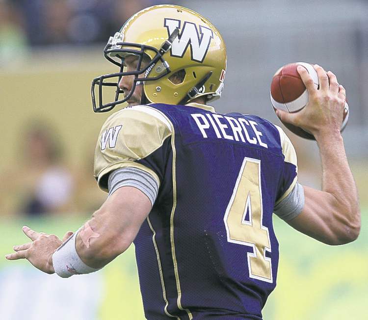 JOE BRYKSA / WINNIPEG FREE PRESS Archives
Winnipeg Blue Bombers quarterback Buck Pierce