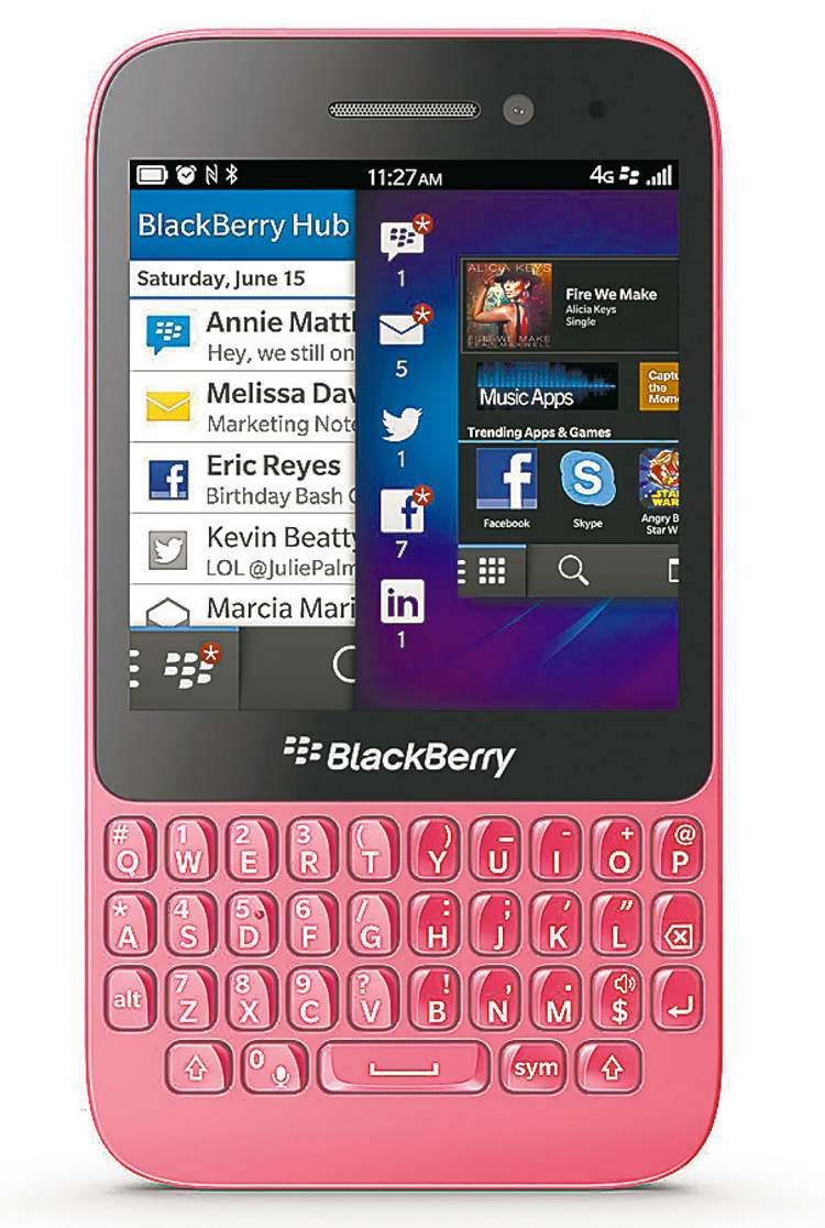 BlackBerry launches new phone Winnipeg Free Press