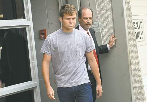 CP
Speck Mellencamp leaves Monroe County Jaill Friday.