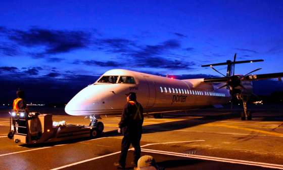 TANNIS TOOHEY / TORONTO STAR FILESA Porter Airlines plane at Billy Bishop Airport on Toronto Island.