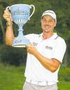 michael dwyer / the associated press
Henrik Stenson finished off a strong but trophy-less summer winning the Deutsche Bank Championship Monday.