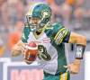 CP
Darryl Dyck / the canadian press archives
Eskimos quarterback Mike Reilly is great in the fourth quarter. His play earlier in games leaves something to be desired.
