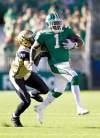 REUTERS
David Stobbe / REUTERS archives
High-steppin� Saskatchewan Roughriders running back Kory Sheets has tormented opponents this sason.
