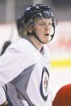 CP
John Woods / the canadian press
Towering Swedish forward Axel Blomqvist is one of three unsigned rookies in Jets camp.