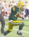 Jason Franson / The Canadian Press
Edmonton Eskimos quarterback Mike Reilly torched the Bombers for 113 yards on the ground.