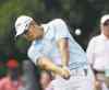 John Bazemore / the associated press
Henrik Stenson thunders a drive from the second tee on Friday. He shot 66 to take a four-shot lead.