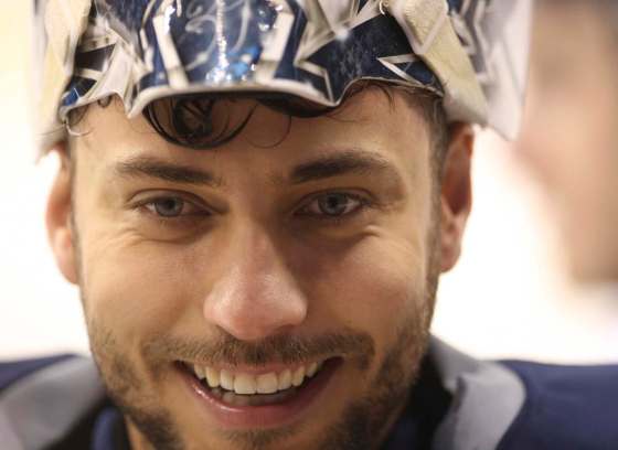 JOE BRYKSA / WINNIPEG FREE PRESSWinnipeg Jets goaltender Ondrej Pavelec.
