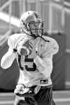 Mike Deal / Winnipeg Free Press archives
Bombers quarterback Max Hall has less plays to choose from against Calgary.