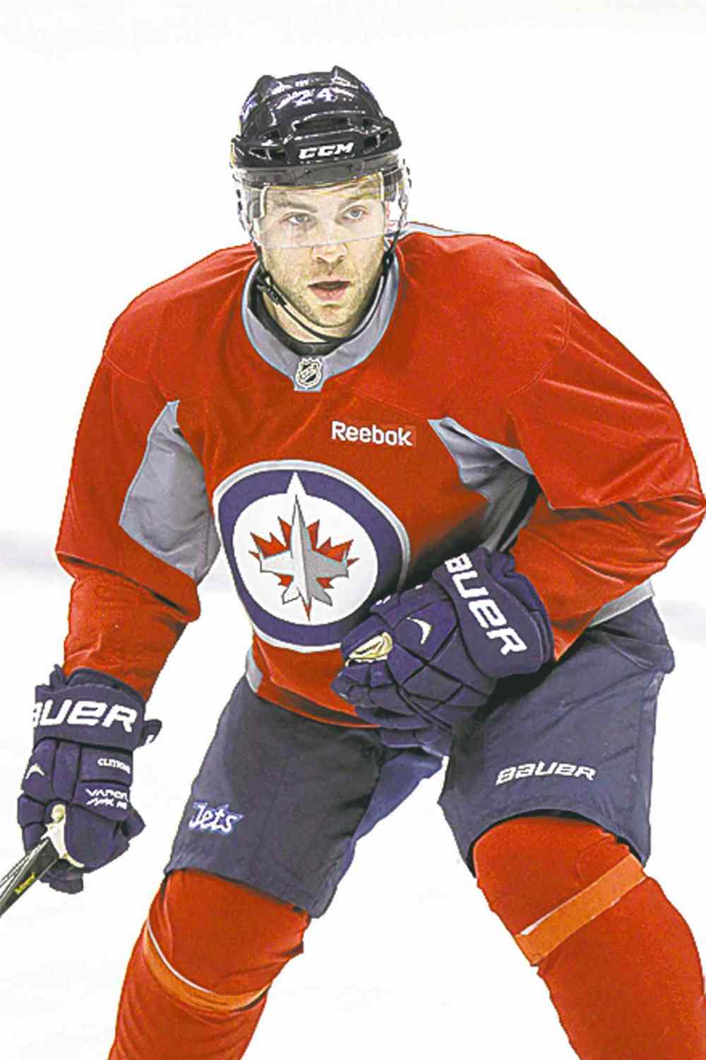 Mike Deal / Winnipeg Free Press
Mike Deal / Winnipeg Free Press archives
Injured blue-liner Grant Clitsome did not practise with the Jets Thursday.