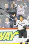 John Woods / WINNIPEG FREE PRESS
It was all fun and goofing around during the warm-up for Teemu Selanne and Jets fans. Then the puck dropped.