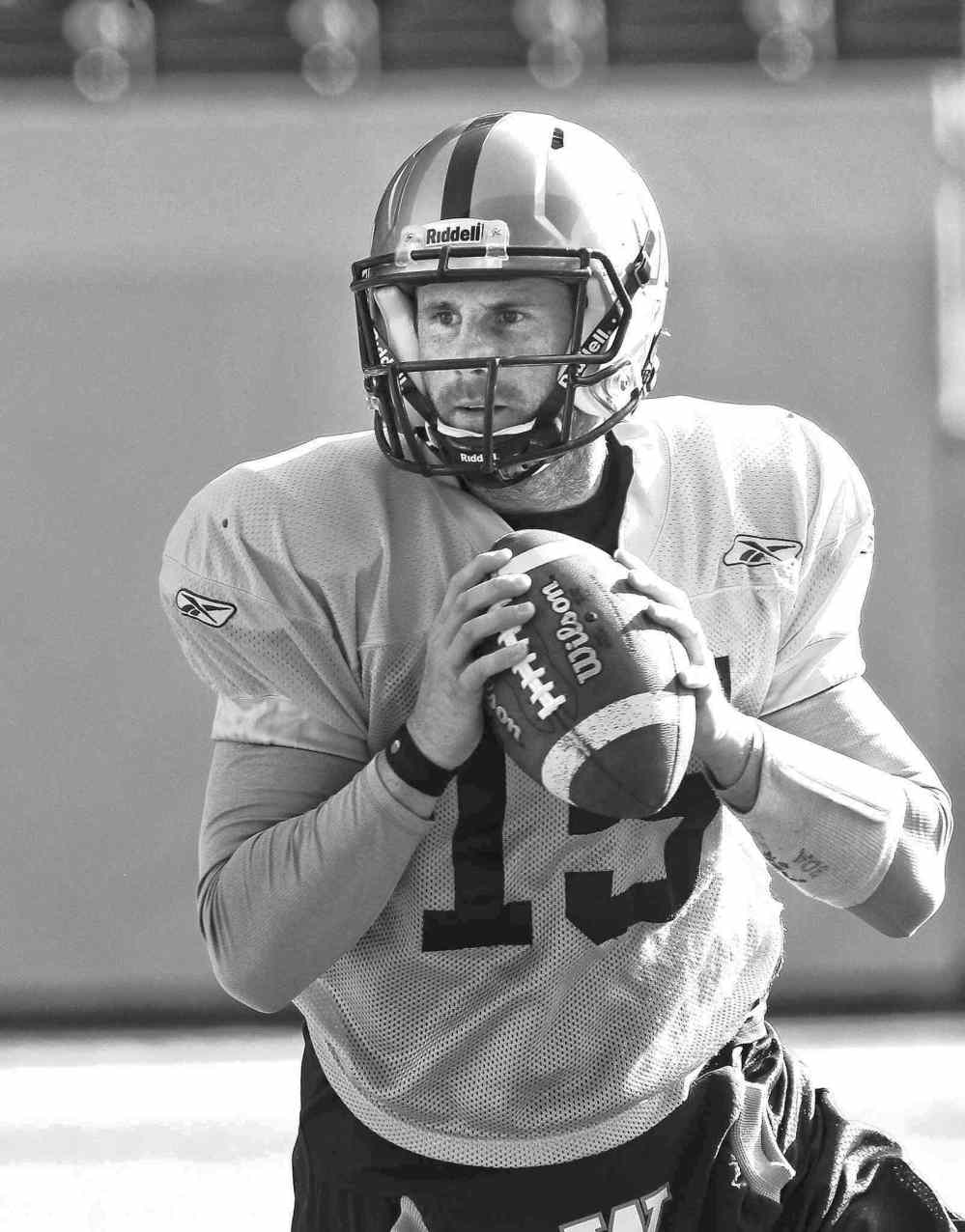 WINNIPEG FREE PRESS
Starter Max Hall and the rest of Winnipeg�s QBs have combined for only eight TD passes this season.