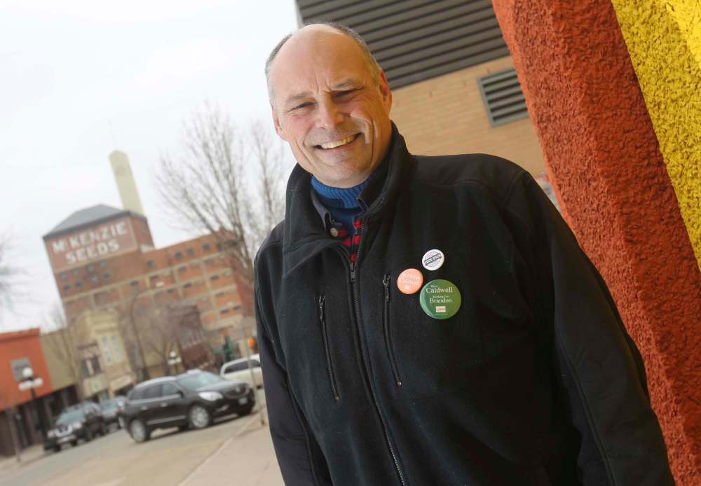 Bruce Bumstead / Brandon Sun
Brandon East New Democrat Drew Caldwell is in a fight to retain his seat, which he’s held since 1999.