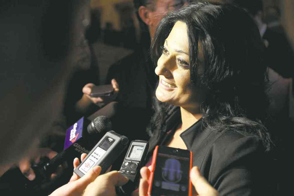 Ruth Bonneville / Winnipeg Free Press
Rana Bokhari, who was elected to succeed Jon Gerrard with a razor-thin margin of victory, is the first person of South Asian descent to lead a political party in Manitoba.