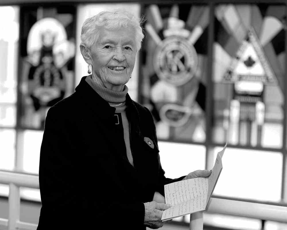 photos by KEN GIGLIOTTI / WINNIPEG FREE PRESS
Agnes Comack, 92, continues to volunteer at the Deer Lodge Hospital