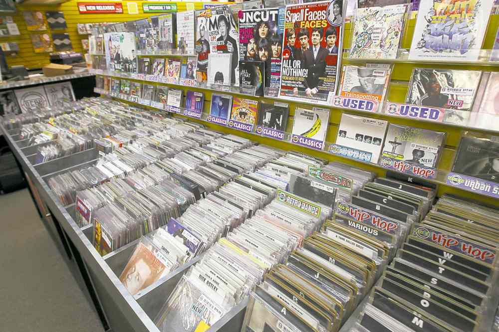 JOE BRYKSA / WINNIPEG FREE PRESS
While Music Trader still boasts plenty of CDs, records are starting to occupy more real estate on shelves and in bins.