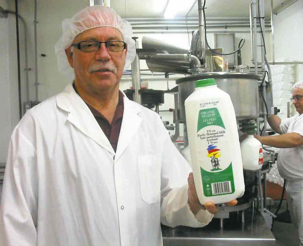 Bill Redekop / Winnipeg Free Press
Creamery president Guy Roch, who says the opportunity for preparing organic milk came along six years ago.