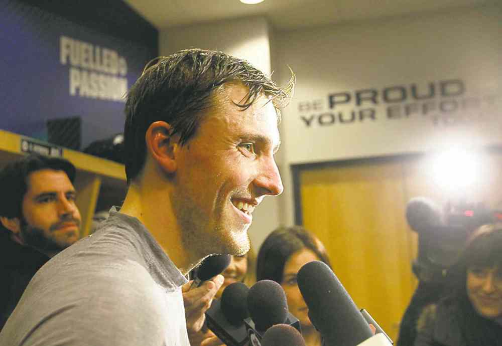 WAYNE GLOWACKI / WINNIPEG FREE PRESS archives
Jets� Blake Wheeler played his 400th NHL game in Philly Friday.