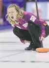 CP
John Woods / The Canadian Press
Skip Chelsea Carey yells to her sweepers in Friday�s tiebreaker against Sherry Middaugh. Middaugh won 6-3.