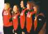 PHOTOS BY KEN GIGLIOTTI / WINNIPEG FREE PRESS
Team Jones -- Jennifer Jones, Kaitlyn Lawes, Jill Officer, Dawn McEwen and alternate  Kristin Wall -- and Team Jacobs skip Brad Jacobs officially got the nod as Canadian  Olympians from Canadian Olympic Committee president Marcel Aubut Monday.
