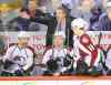 BORIS MINKEVICH / WINNIPEG FREE PRESS
Colorado Avalanche coach Patrick Roy told his players at camp he was not only a coach, but their partner. It's looking like a winning approach.
