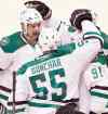 CP
John Woods / the canadian press
Dallas Stars captain Jamie Benn (14), Sergei Gonchar and Tyler Seguin (91) celebrate a Seguin goal.
