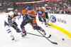 CP
jason franson / the canadian press
Winnipeg Jets forward Olli Jokinen (12) and the Oilers� Luke Gazdic battle for the puck Monday night at Rexall Place in Edmonton.