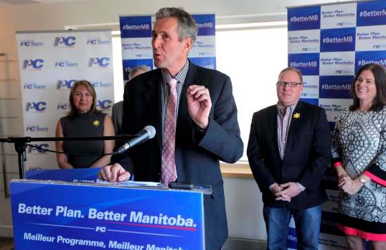 BORIS MINKEVICH / WINNIPEG FREE PRESSLeader Brian Pallister says the Tories' priorities include moves they say will lower taxes, improve services and strenghten the economy.