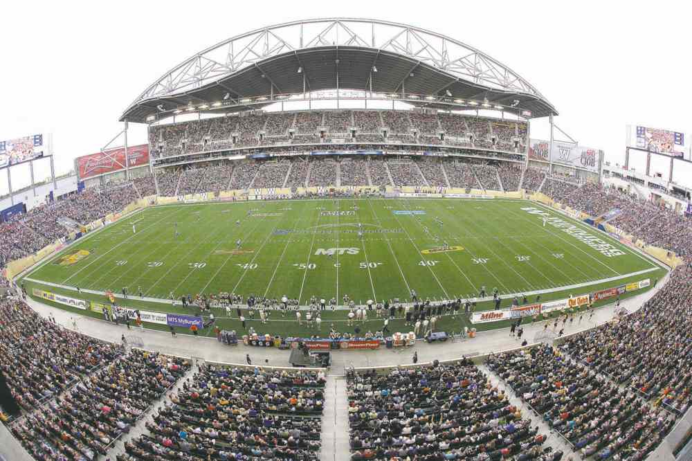 CP
John Woods / the canadian press files
The city�s new football stadium, Investors Group Field in Fort Garry, opened a year late at a cost of almost $204 million.