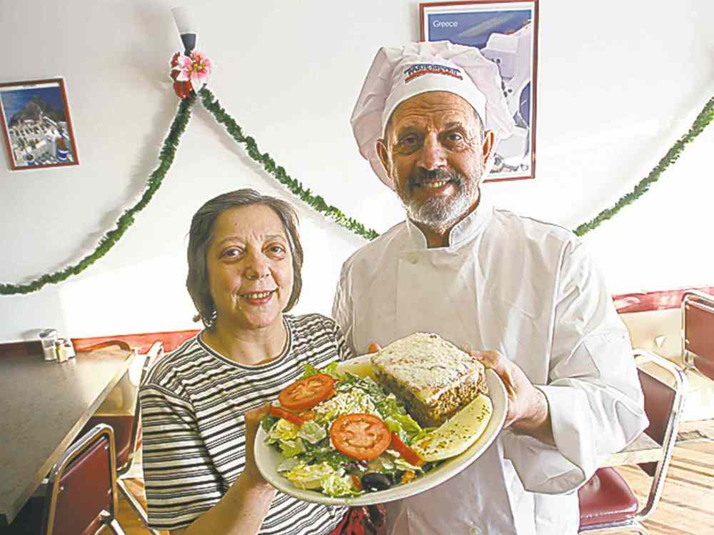 Santorini’s Theodora and Dimitrios Karasoulis