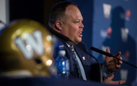 MIKE DEAL / WINNIPEG FREE PRESSBlue Bombers president and CEO Wade Miller.