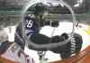 TREVOR HAGAN /  WINNIPEG FREE PRESS
Winnipeg�s Blake Wheeler (26) and Edmonton�s Mark Arcobello make poking a lens through the camera portal a risky business.