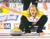 CP
ryan remiorz / the canadian pressManitoba skip Chelsea Carey: �My team... made enough shots to win, but I worked really hard to give that game away.�