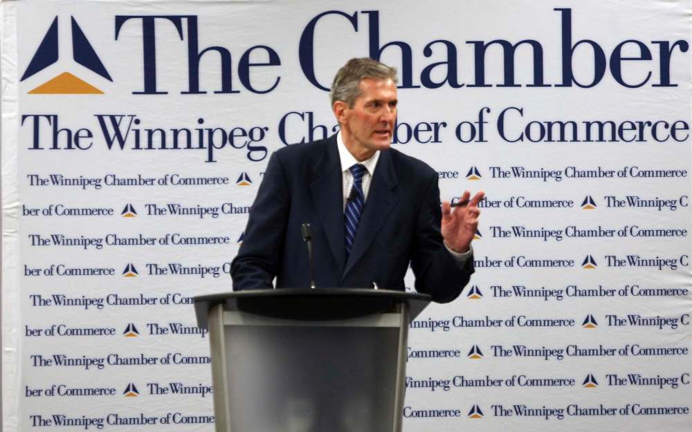 JOE BRYKSA / WINNIPEG FREE PRESS
PC Leader Brian Pallister