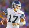 CP
Toronto Argonauts' quarterback Zach Collaros, looks for a receiver during first quarter CFL football action against the Calgary Stampeders in Calgary, Alta., Saturday, Sept. 21, 2013. THE CANADIAN PRESS/Jeff McIntosh
