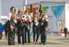 Robert F. Bukaty / The Associated Press
Canadian curlers (from left) Jill Officer, Jennifer Jones, Dawn Askin, Kaitlyn Lawes and Kirsten Wall take a tour of Olympic Park in Sochi, Russia, Thursday.