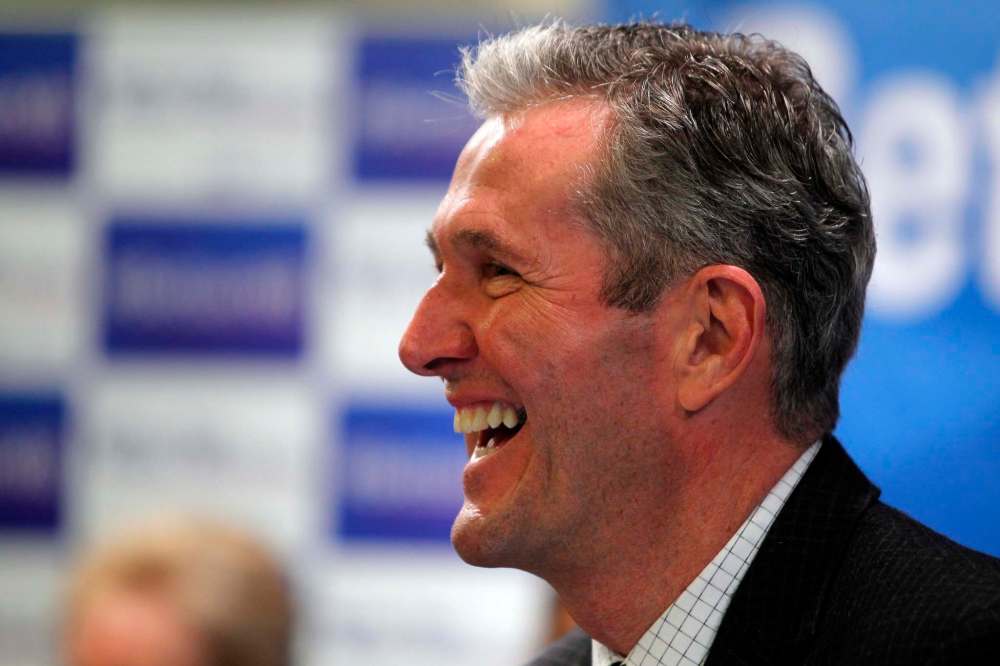 BORIS MINKEVICH / WINNIPEG FREE PRESS
Progressive Conservative Leader Brian Pallister at Friday's press conference.