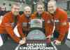 john woods / winnipeg free press files
From left: Jeff Stoughton, Jon Mead, Reid Carruthers and Mark Nichols. Moving Carruthers and Nichols is about letting each play to their strengths, Stoughton said.