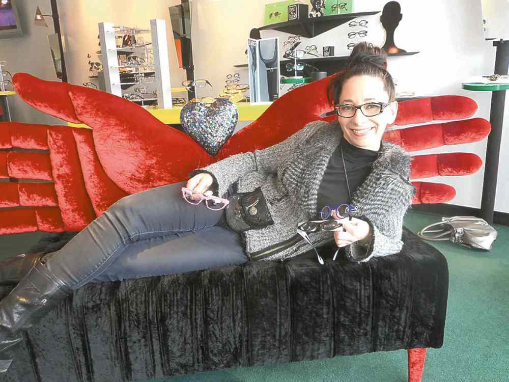 Kim Rosner of For Eyes Optical Boutique (Maureen Scurfield / Winnipeg Free Press)