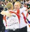 jonathan hayward / the canadian press files
Jeff Stoughton and Steve Gould celebrate their 2011 men's world title in Regina.